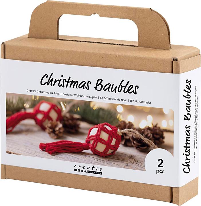 Image du produit Creativ Company Kit de bricolage Boules de Noël Macrame