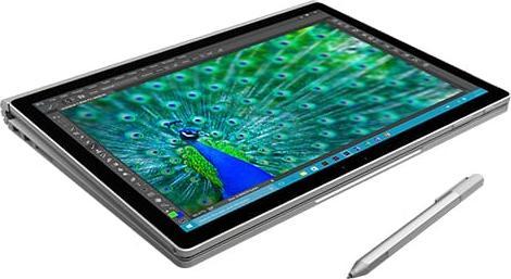 Actual product image Microsoft Surface Book - Tablet - with keyboard dock - Core i7 6600U / 2.6 GHz - Win 10 Pro (13.50", Intel Core i7-6600U, 16 GB, 512 GB)