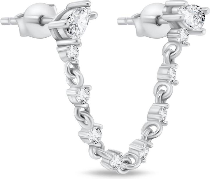 Immagine prodotto Brilio Argento - Orecchini pendenti originali con zirconi EA872W