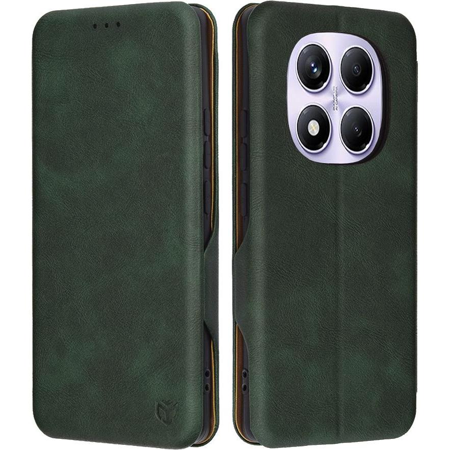 Techsuit - Safe Wallet Plus - Xiaomi Redmi Note 14 Pro 4G / Poco F7 - Green (Xiaomi Redmi Note 14 Pro), Smartphone Hülle...