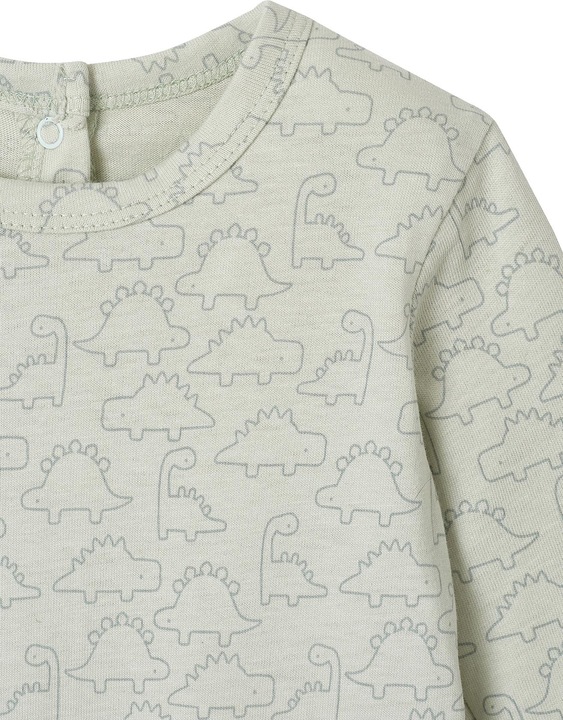 Actual product image Vertbaudet Bio-Kollektion: 2er-Pack Baby Strampler mit Dinos (98)