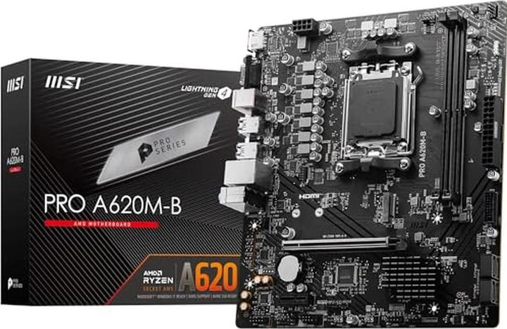 Produktbild MSI PRO A620M-B (AM5, AMD A620, mATX)