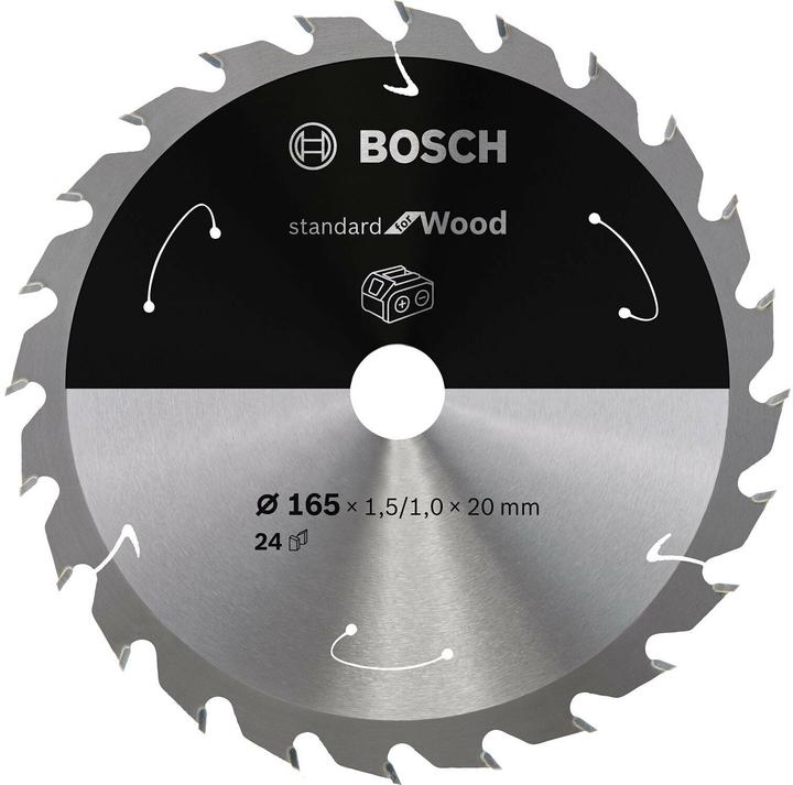Produktbild Bosch Professional Zubehör PRO Wood cordless Kreissägeblatt, 165 x 1,5 x 20 mm
