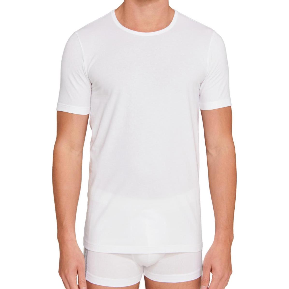Thumbnail - Schiesser, Herren, Shirt, T-Shirt, Weiss, (XL)