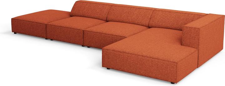 Actual product image Cosmopolitan Design Right Corner Sofa, "Arendal", 5 Seats, Terracotta, 341x166x70 Made in Europe (2 person sofa, 3-seater, 4-seater, Corner sofa)