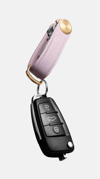 Actual product image Orbitkey Key Organiser Pro Leather lilac