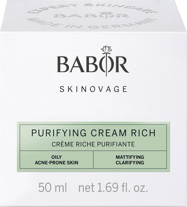 Produktbild Babor SKINOVAGE - Purifying Cream Rich Oily Acne-Prone Skin (50 ml, 24h Creme)