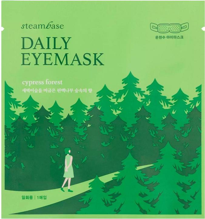 Actual product image Steambase Daily eyemask cypress forest
