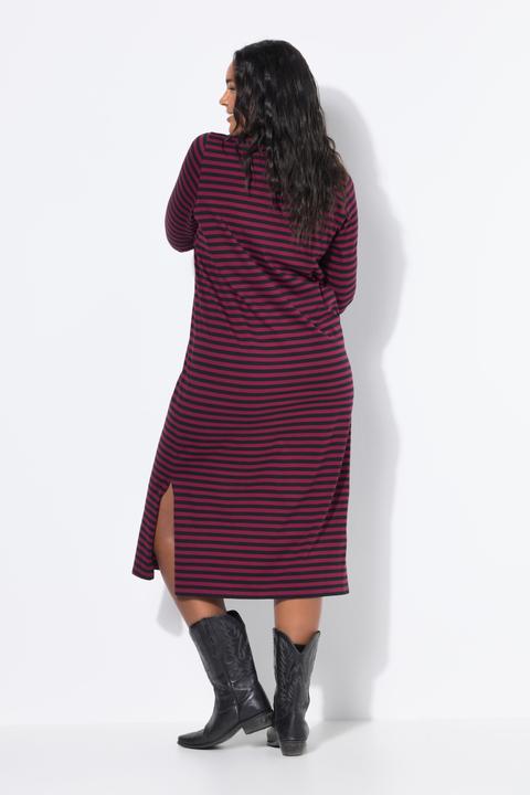 Image du produit Studio Untold Robe maxi en jersey à rayures, coupe évasée, manche longues (54)