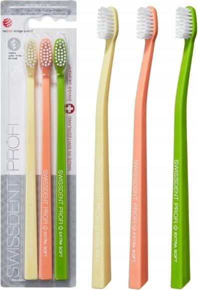 Swissdent Gentle Extra Soft Toothbrush Trio (Extra soft, 3x)
