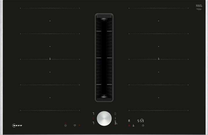 Image du produit Neff V68TTX4L0 + Z861SB4, Table de cuisson à induction avec hotte aspirante, canal plat, V68TTXGA6