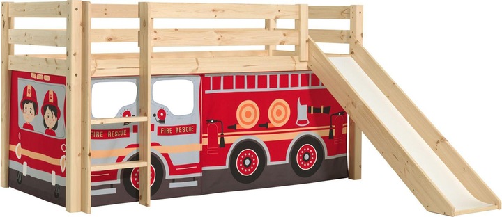 Immagine prodotto Vipack Letto a mezza altezza per camion dei pompieri con scivolo (90 x 200 cm)