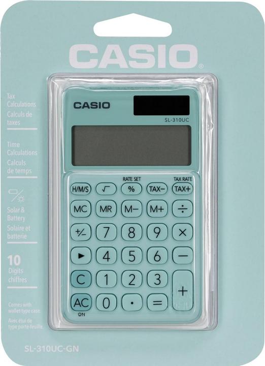 Actual product image Casio Sl-310uc (Solar cells, Batteries)