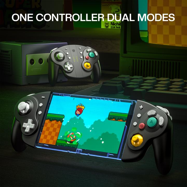 Actual product image NYXI Wizard 2 - Nintendo Switch GameCube Style Joy-Pad - Black (PC, Switch, Switch 2, Wii)