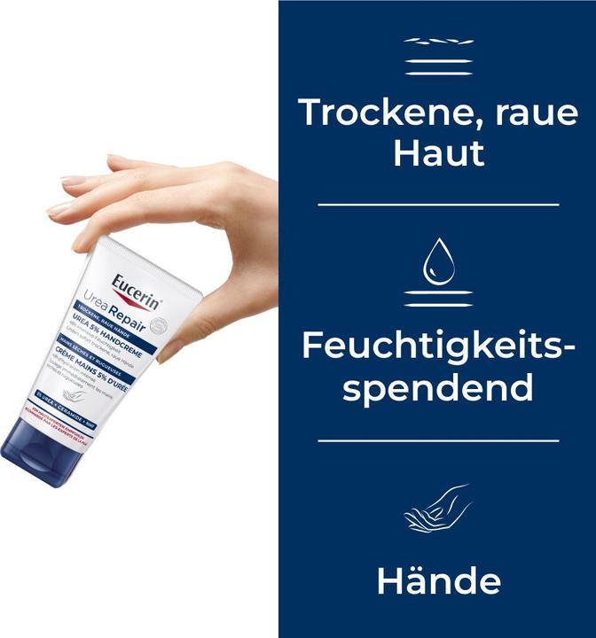 Actual product image Eucerin Urea Repair Urea 5% Hand Cream (75 ml)