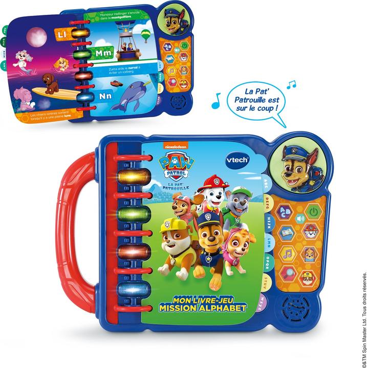 Produktbild VTech Pat Patrol - Mon livre-jeu Mission Alphabet (Französisch, 3 - 7 Jahre)