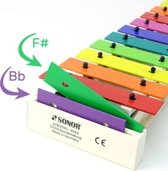 Produktbild Sonor Orff Sopran Glockenspiel Boomwhackers (Glocken)
