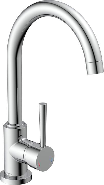 Actual product image Schütte Kitchen tap CORNWALL sink mixer chrome swivelling 79116