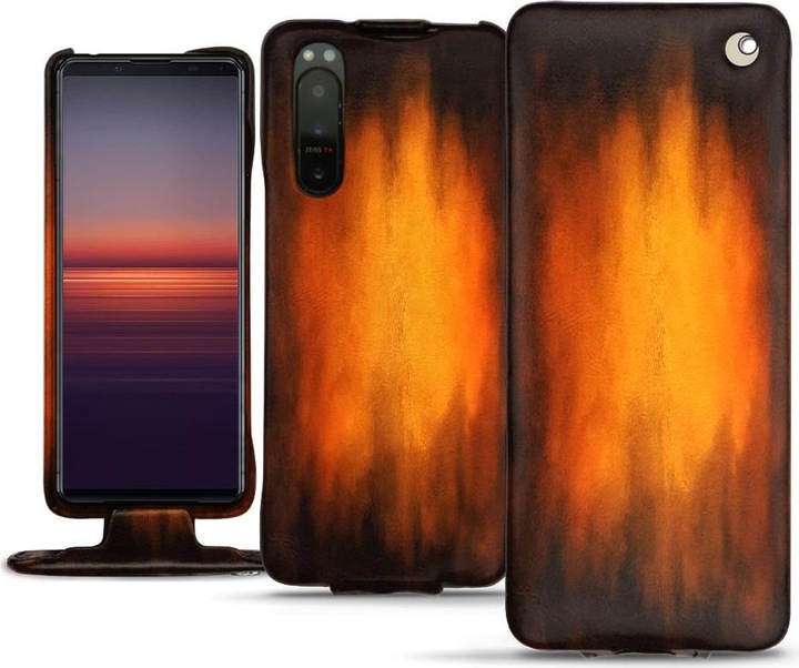 Actual product image Noreve Leather cover vertical (Sony Xperia 5 II)