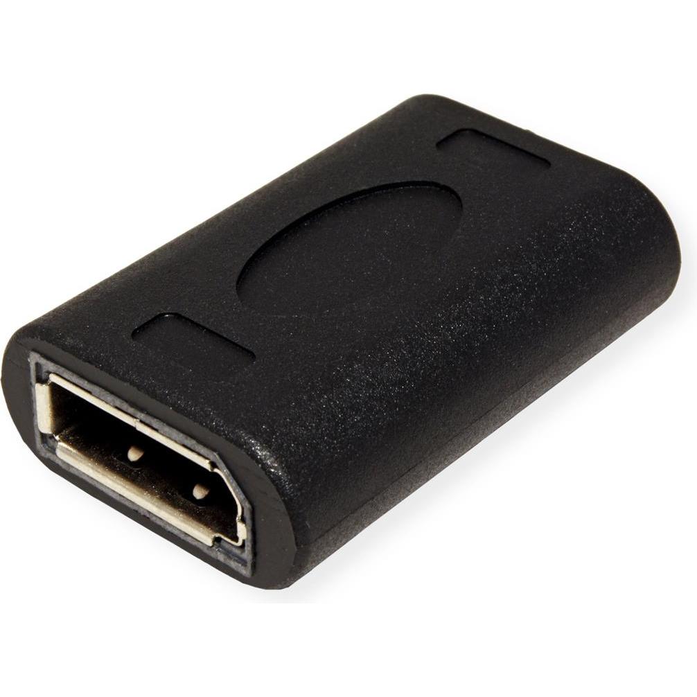 Value Nero Adattatore Displayport (5 Cm), Adattatore Dati + Video,