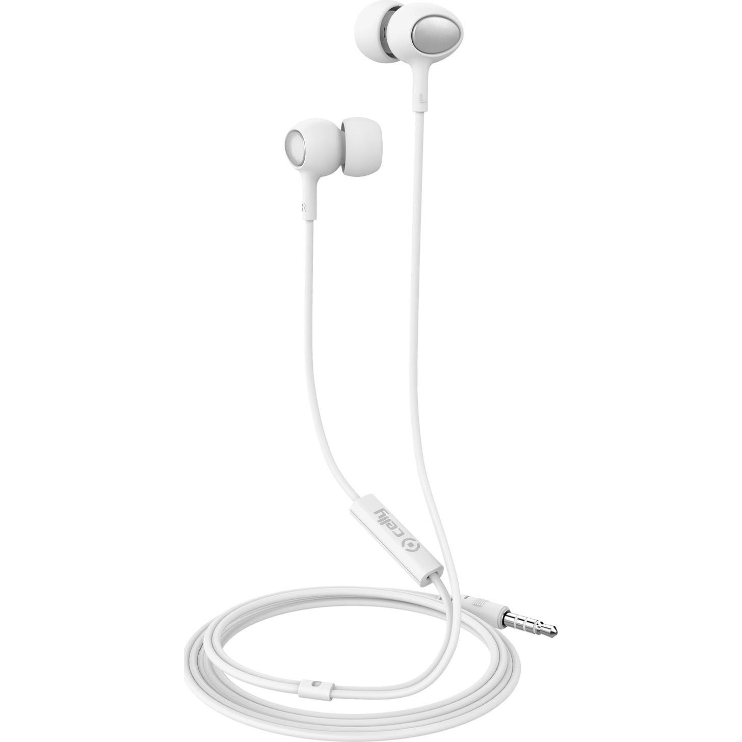 Celly Earphones (Kabelgebunden), Kopfhörer, Weiss