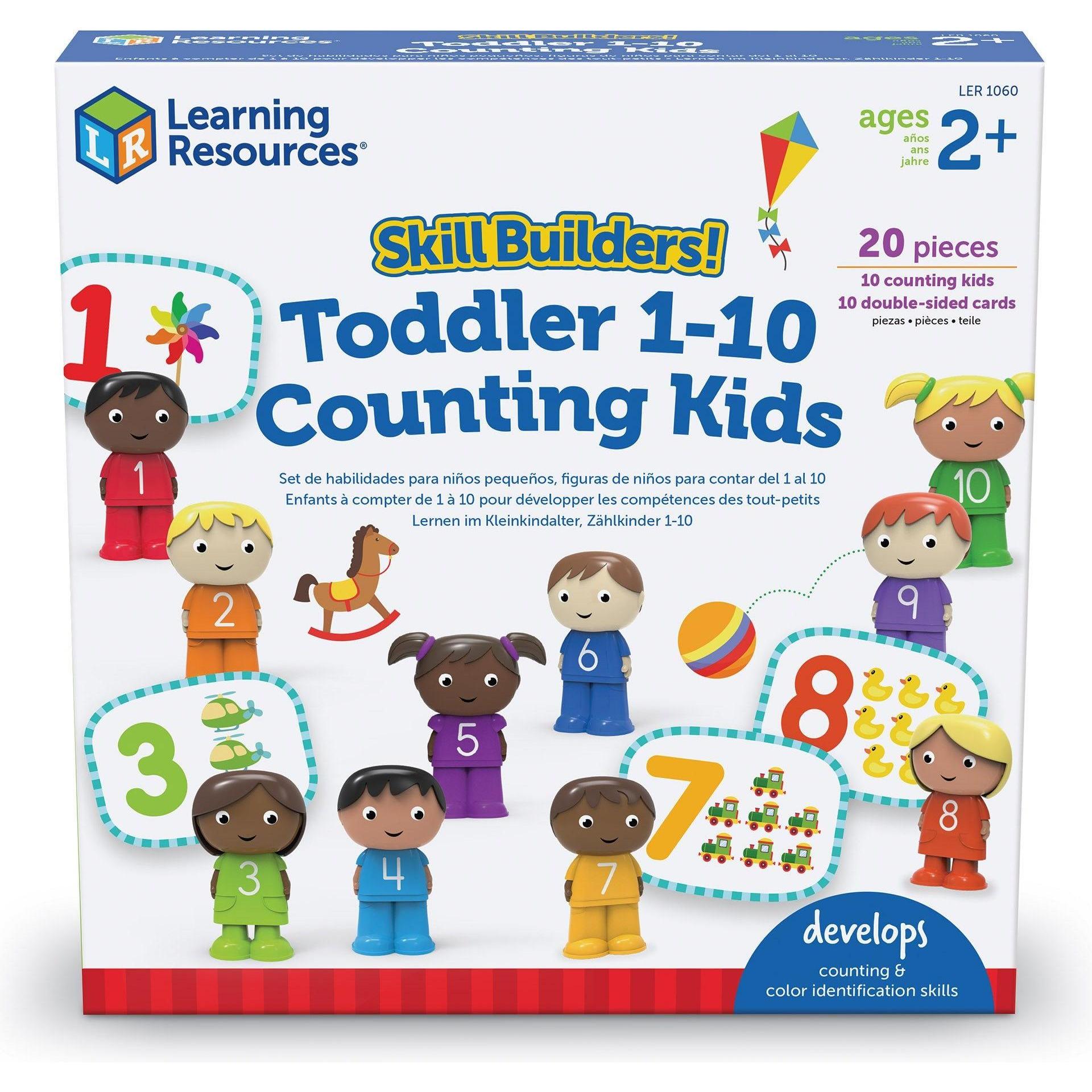 Learning Resources Skill Builders! Toddler 1-10 Counting Kids - (LSP1060-SCA)