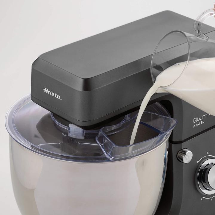 Immagine prodotto Ariete 1575 Gourmet Maxi 8L, Capacità 8L, 1200W, 6 velocità + Pulse, Accessori per vari impasti (1200 W)