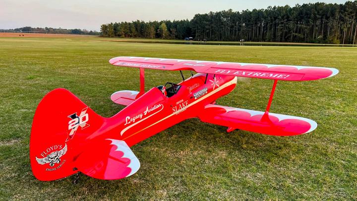 Actual product image Extremeflight-RC MUSCLE BIPLANE 200CC Red/White ONLY ON REQUEST! /only on request!
