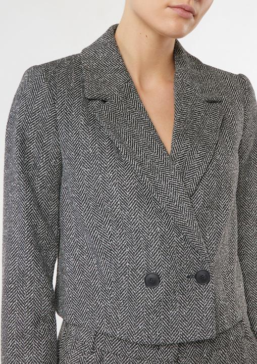 Immagine prodotto Comma Indoor-Blazer Verkürzter Herringbone-Blazer (40)