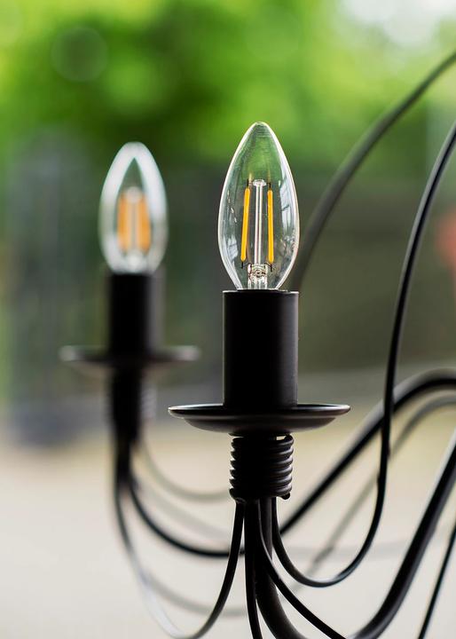 Actual product image Newlec 80100035105 LED Retrofit E14 Filament, 1.8W, 2700K (E14)