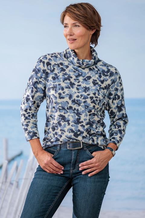 Produktbild Barbara Lebek Damen Flausch-Rollkragenpullover (42)