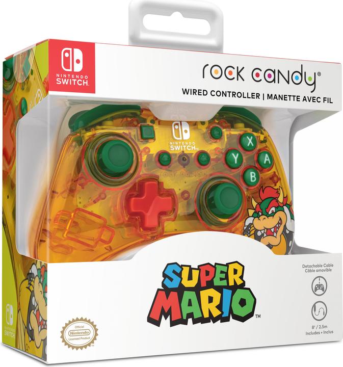 Produktbild PDP Controller Rock Candy Bowser (Switch, Switch OLED)