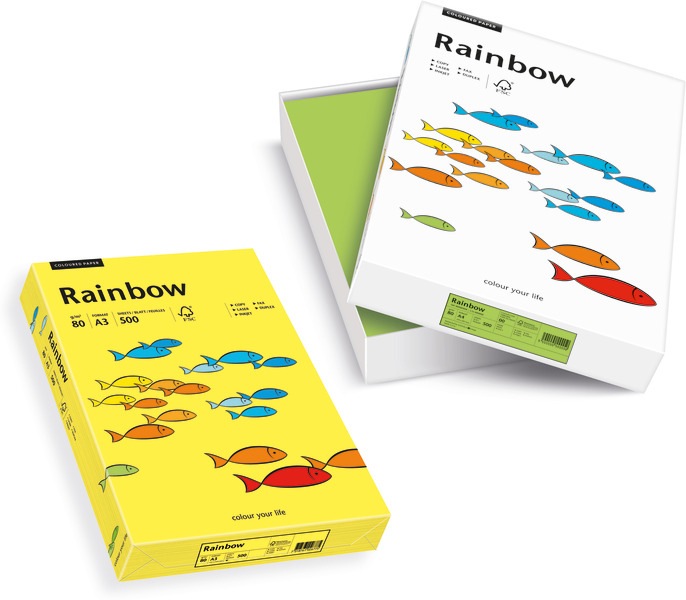 Actual product image Rainbow Copy paper (80 g/m², 500 x, A4)
