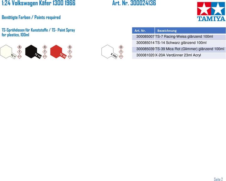Image du produit Tamiya Coccinelle VW