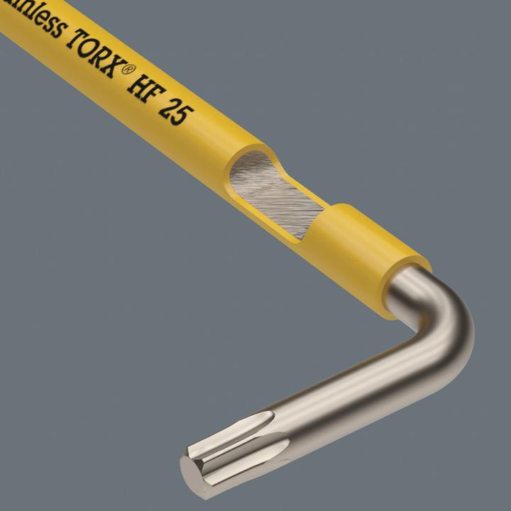 Productafbeelding Wera 3967 SXL HF TORX® haakse moersleutel Veelkleurig met vasthoudfunctie, lang, roestvrij staal
