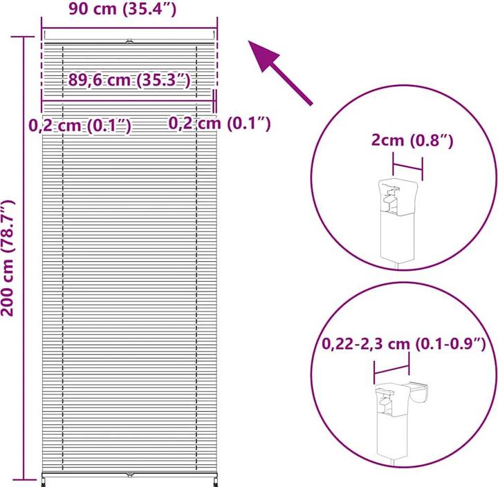 Immagine prodotto vidaXL Dionis (90 x 200 cm)