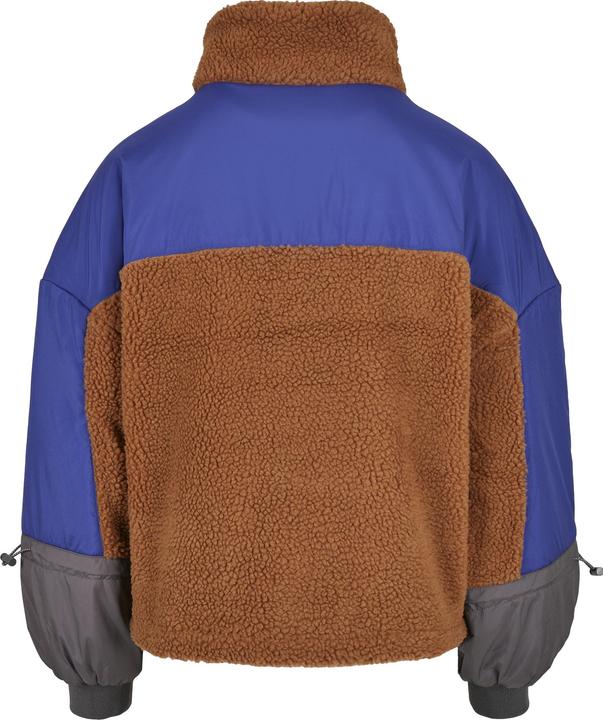 Immagine prodotto Urban Classics Giacca Sherpa 3-Tone Pull Over da donna (XS)