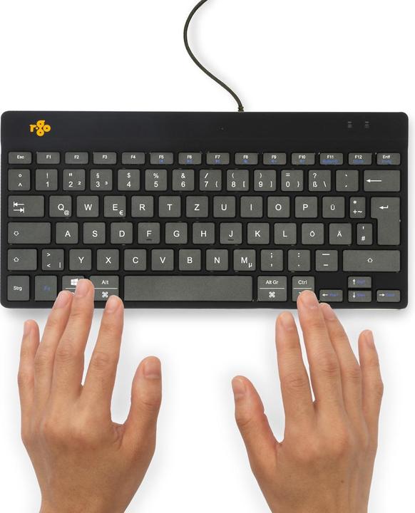 Actual product image R-Go Tools Tools Compact Break Keyboard (DE, Cable)