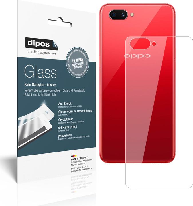 Dipos Displayschutz Anti-Shock (2 Stück, Oppo A3s)