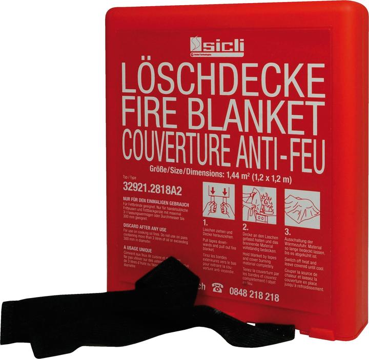 Sicli Fire blanket 120 X 120 cm (standard EN 1869)