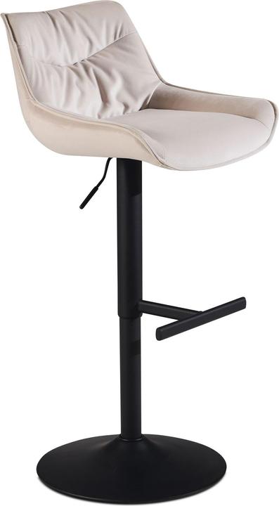 FineBuy Sgabello da bar Sgabello da cucina Sgabello in velluto Sgabello da bistrot Sgabello da bar girevole