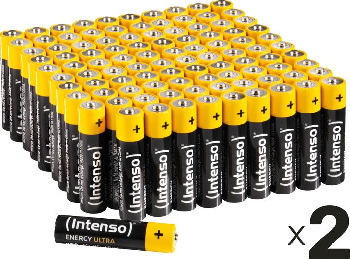Produktbild Intenso Micro-Batterie-Set Energy Ultra, AAA LR03, 200 Stück (200 Stk., AAA / LR03 / Micro / R03 / AM4 / MN2400 / KR03)