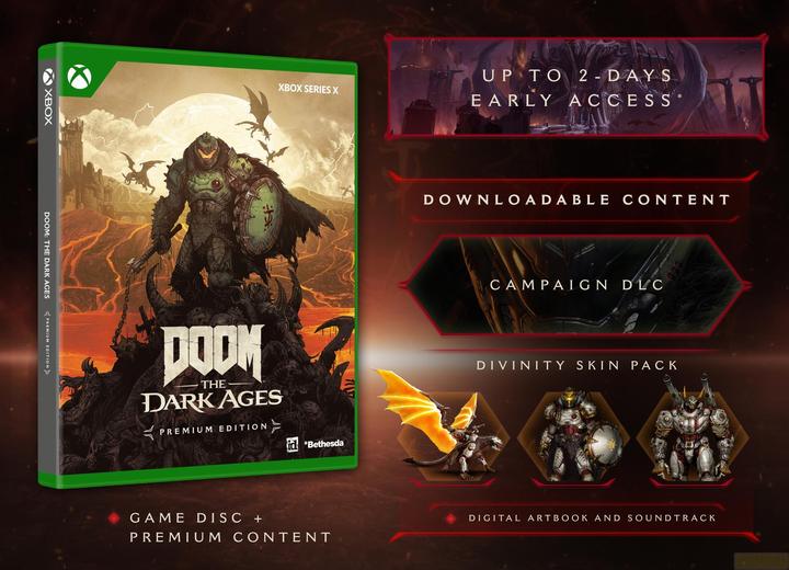Produktbild Bethesda DOOM: The Dark Ages Premium Edition (Xbox Series X, DE)