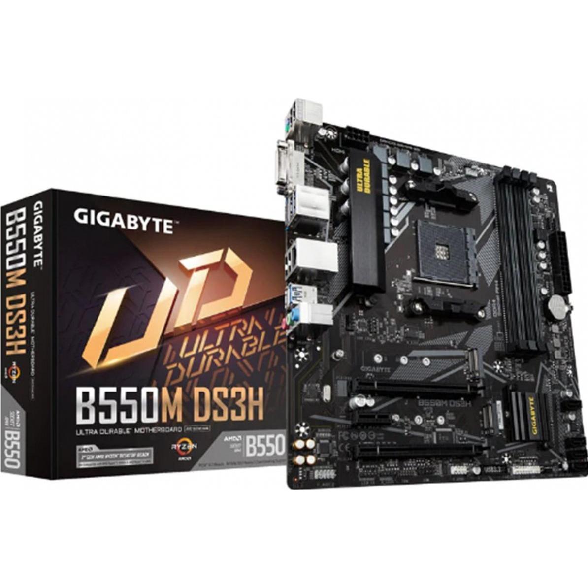 Gigabyte B550M DS3H (AM4, AMD B550, mATX), Mainboard