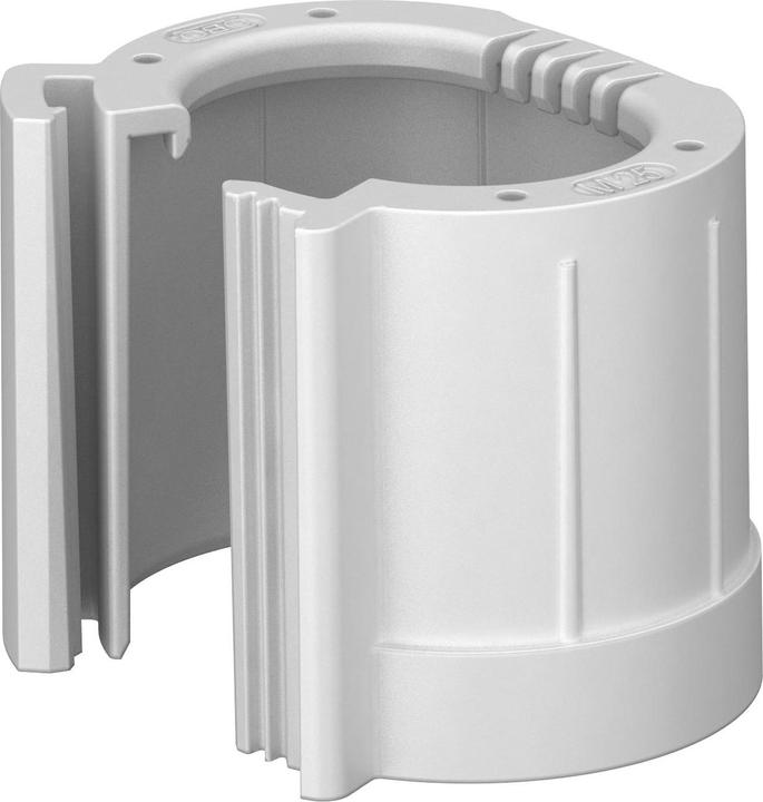 Produktbild OBO Bettermann 129 TB M16 LGR Rohrendtülle teilbar metrisch PE RAL7035 2047812