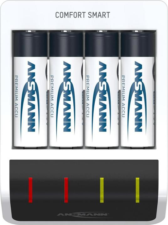 Produktbild Ansmann Comfort Smart (4 Stk., AA, 2100 mAh, Ladegerät inkl. Akku)