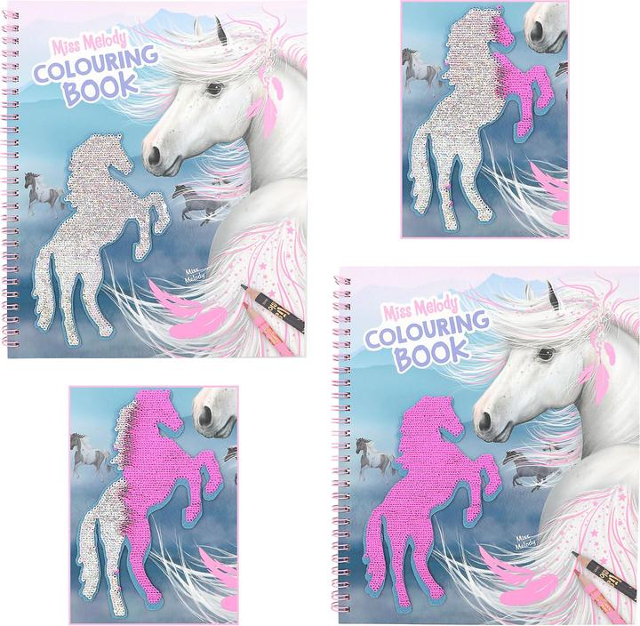 Immagine prodotto Depesche Miss Melody - Libro da colorare con paillettes reversibili ( 0412756 )