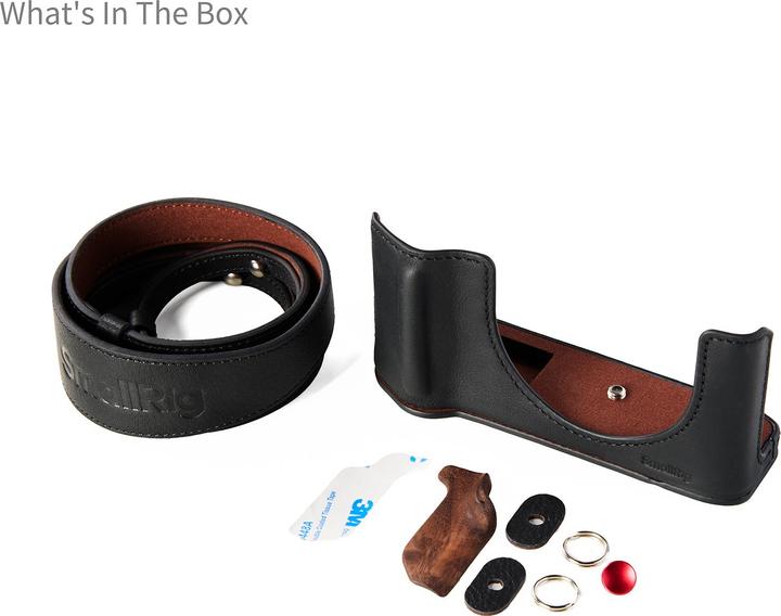 Produktbild SmallRig Ledertaschen-Kit für FUJIFILM GFX100RF Schwarz (Kamera Hüfttasche)