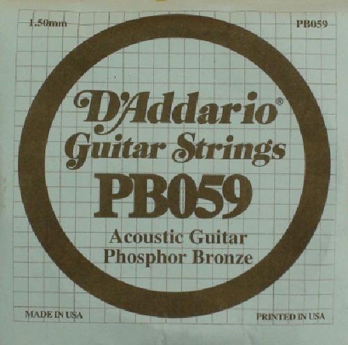 Produktbild D'Addario Pb059 (1x, Gitarre, 0.06")