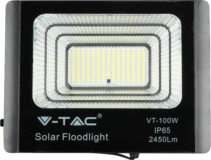 Immagine prodotto V-TAC VT-8576 - Proiettore a LED con pannello solare 35 W 4000K (2450 lm, IP65)